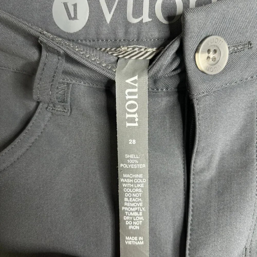 Vuori Meta Pant Charcoal Size 28